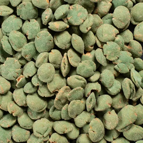 Pinda rijstcracker met wasabi